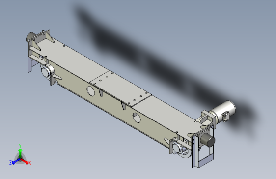 单梁行车 单梁起重机3D模型