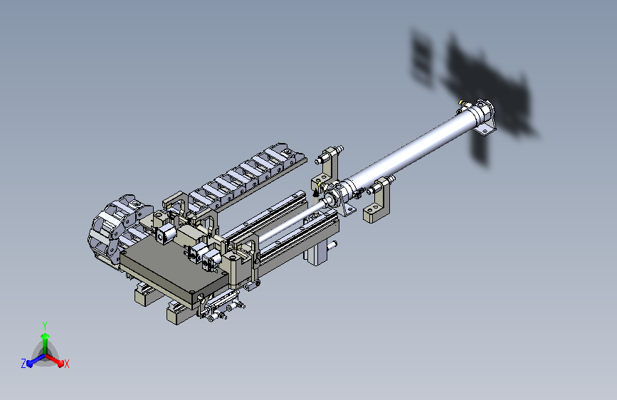 定位机构设计3D模型