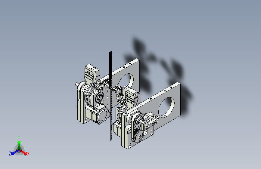 端子自动裁切机构3D模型