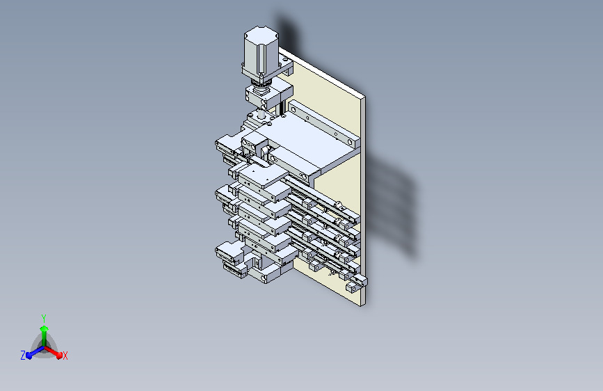 端子自动输送机构3D模型