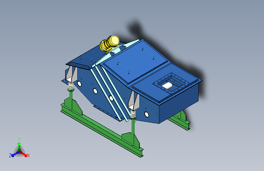 粉料振动筛3D模型