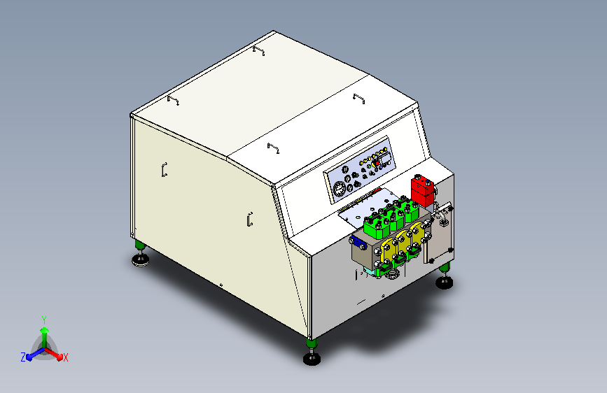 高压均质机3D模型