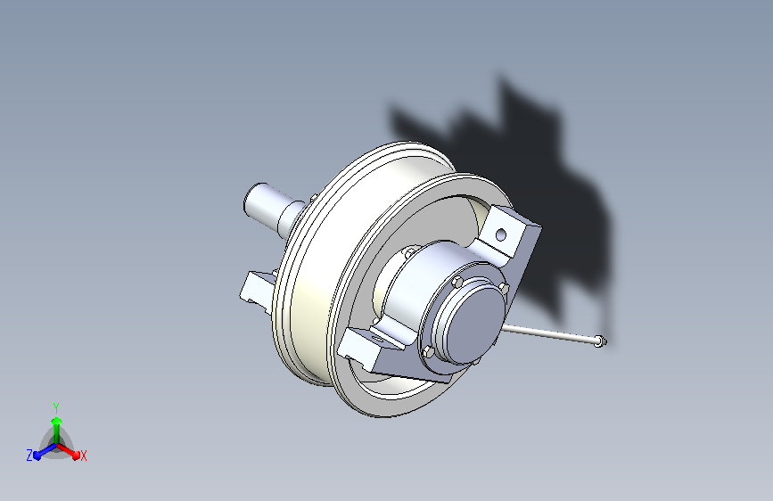 轨道车轮模型3D模型