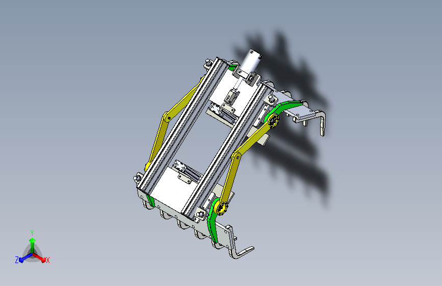 机器人跺码夹具3D模型