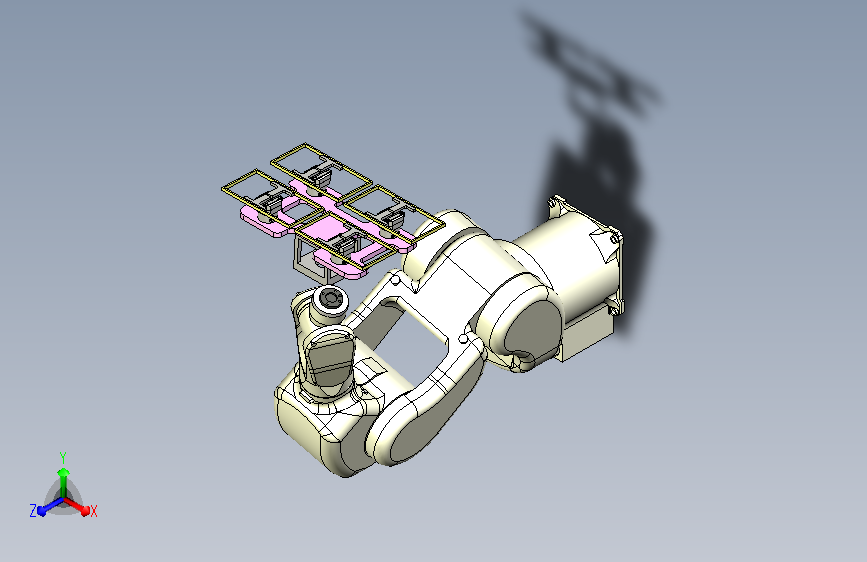 机器人夹具3D模型