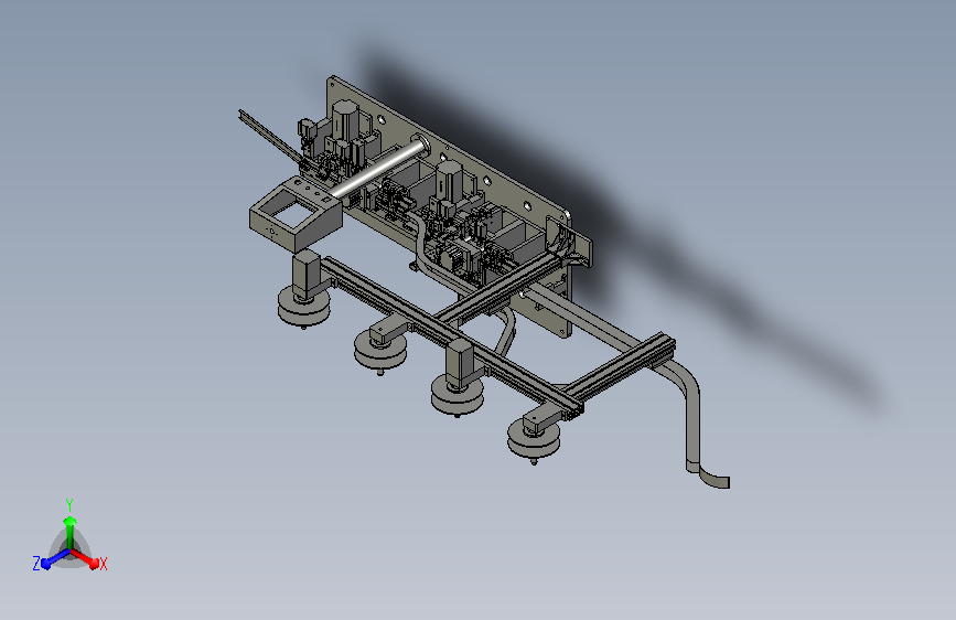 卡类V3B自动组装机3D模型
