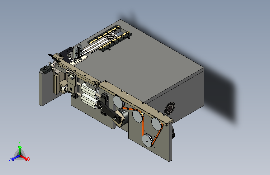 联动送料插针折弯机3D模型
