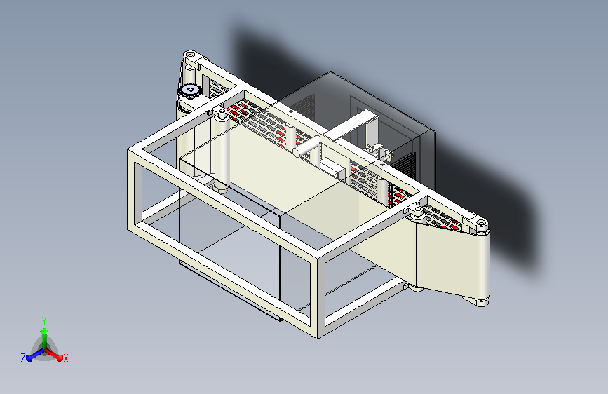 皮带机除尘装置3D模型
