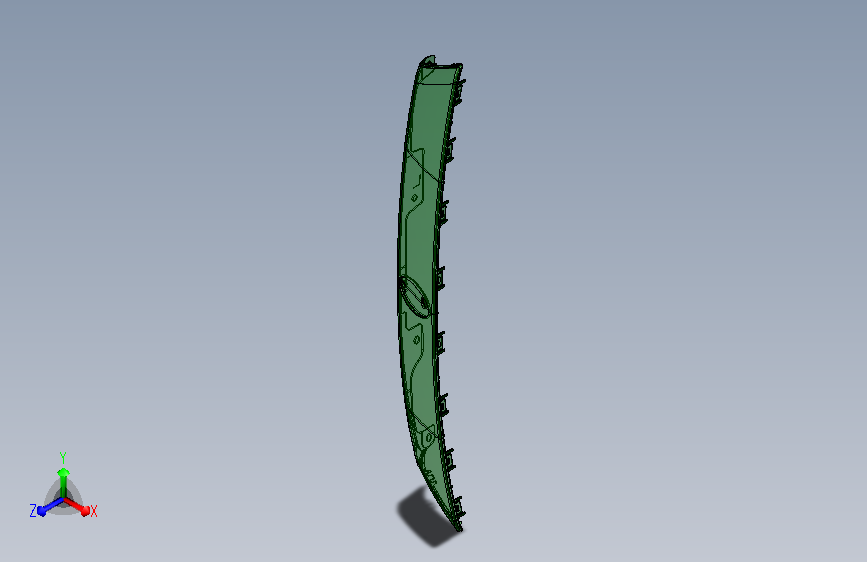 前保险杠装饰板3D模型