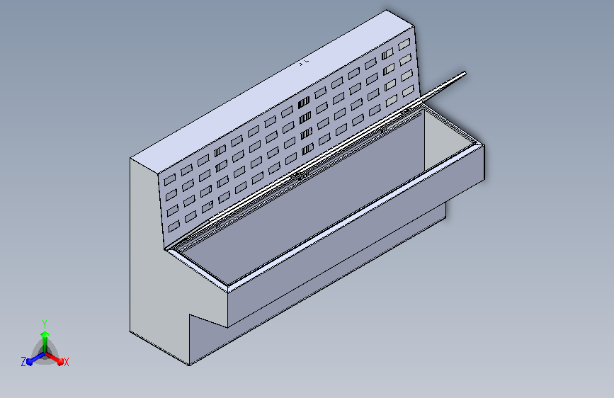 琴式操作台3D模型