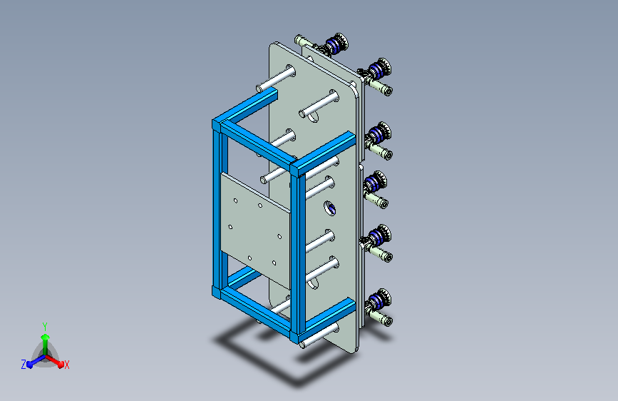 上料机器人端拾器取件工装3D模型