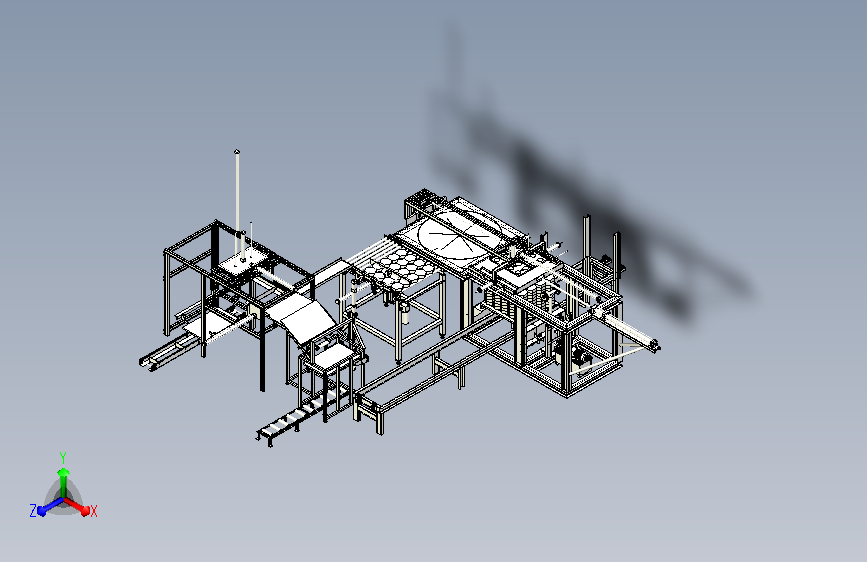 食品加工分选机3D模型