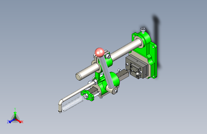 手动压力机3D模型