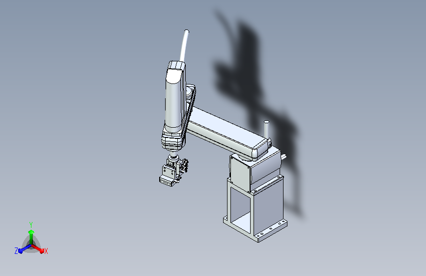 手机屏幕取料机械手3D模型