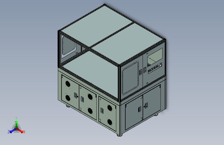 通用型机架3D模型