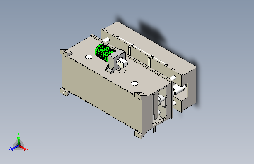 吸塑液压裁断机3D模型
