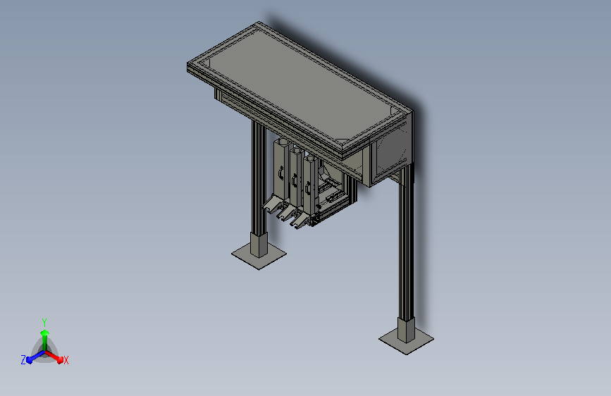 显示屏支架3D模型
