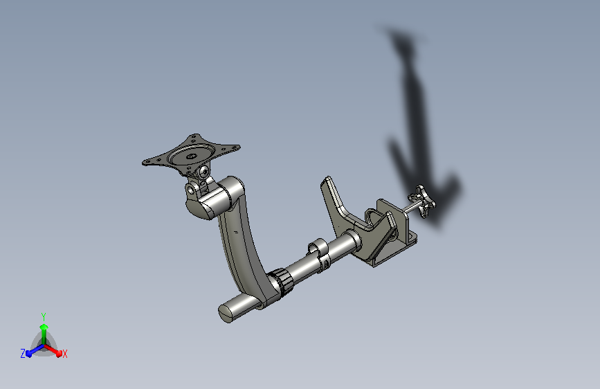 显示器支架WEBT3D模型