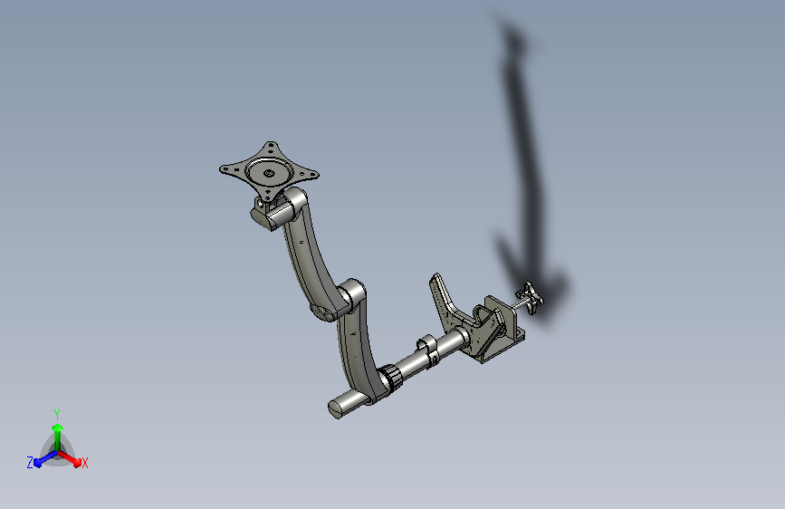 显示器支架WECT3D模型