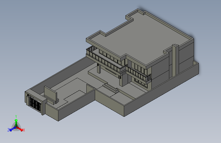 乡村别墅3D图3D模型