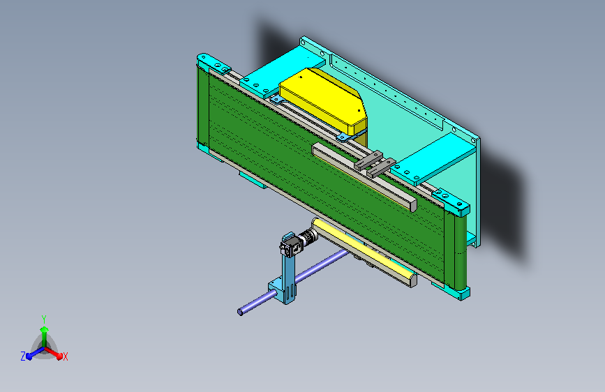 小型带CCD传送带3D模型