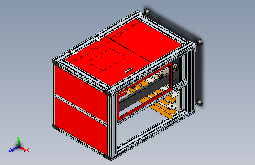 小型升降机3D模型