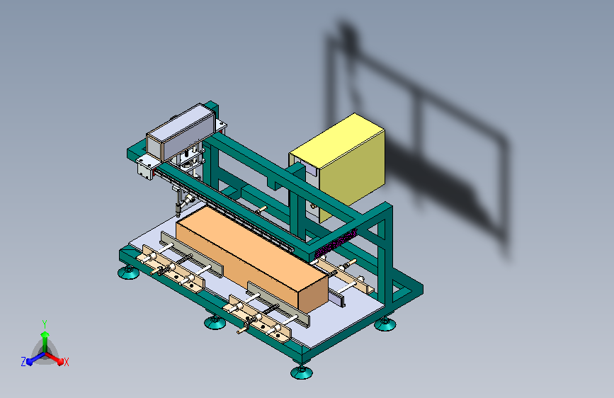 氩弧焊直线焊机3D模型