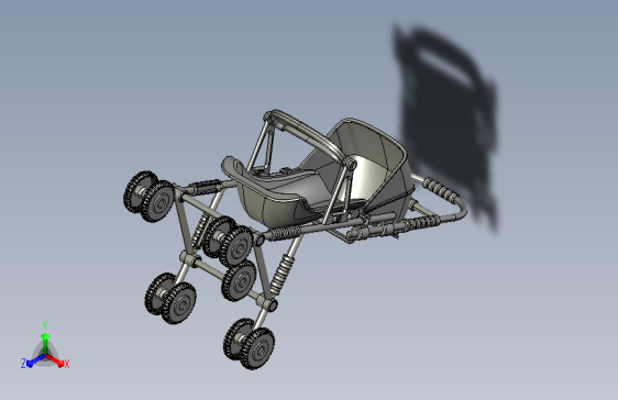 婴儿玩具车3D模型