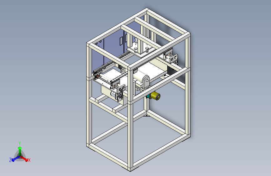 在线刷胶机3D模型