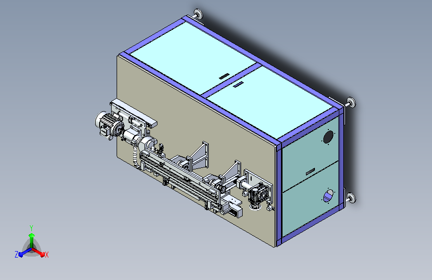 自动倒角机3D模型