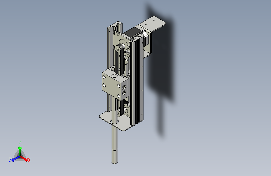 自动焊锡机Z轴型材模组3D模型