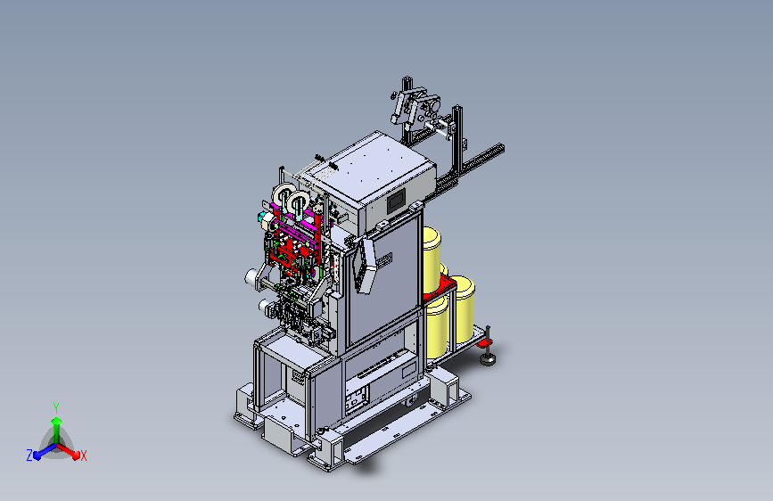 自动绕线机3D模型