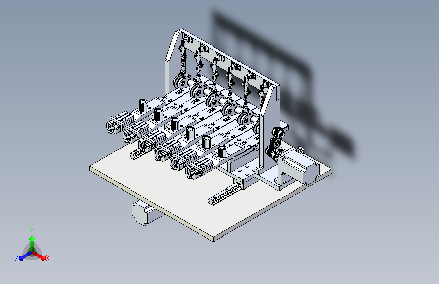 自动送料机构3D模型