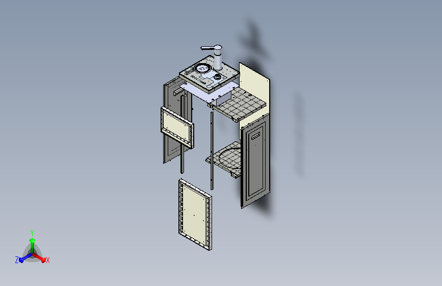 组合式茶吧机3D模型
