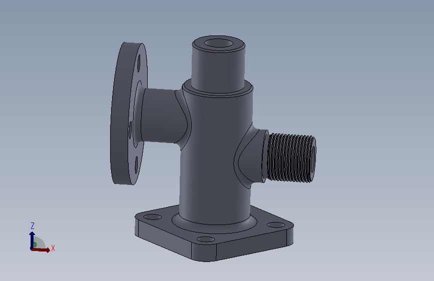 高精度的T型法兰管接头