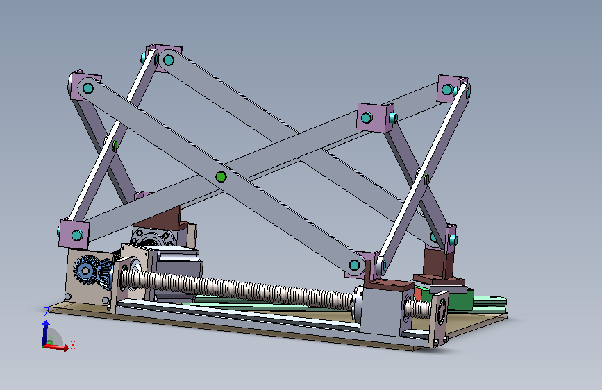 复合剪叉式机械臂（含动画仿真 ）=1634654=150