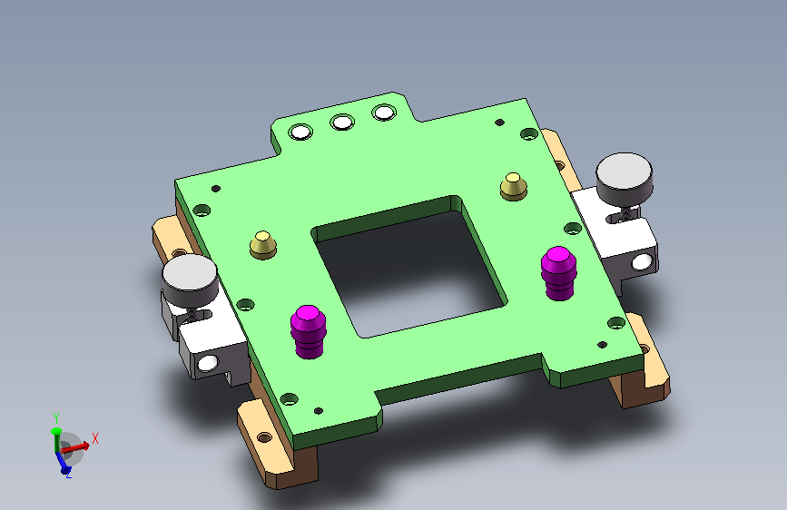工装快换底部机构=500751=20