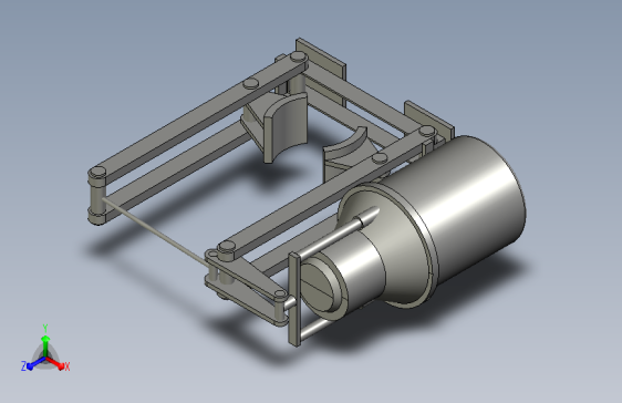 YWZ100-18制动器三维模型JX5