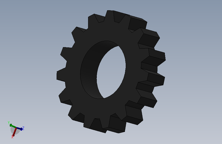 高精度的直齿轮