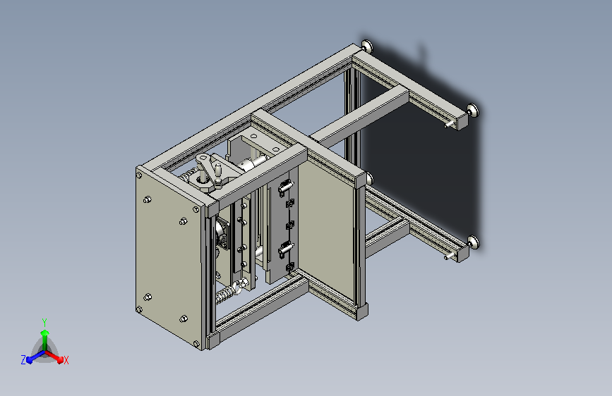 20t液压压力机模型