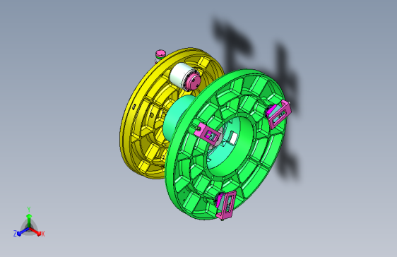 60G线加速度模拟试验台实体图纸