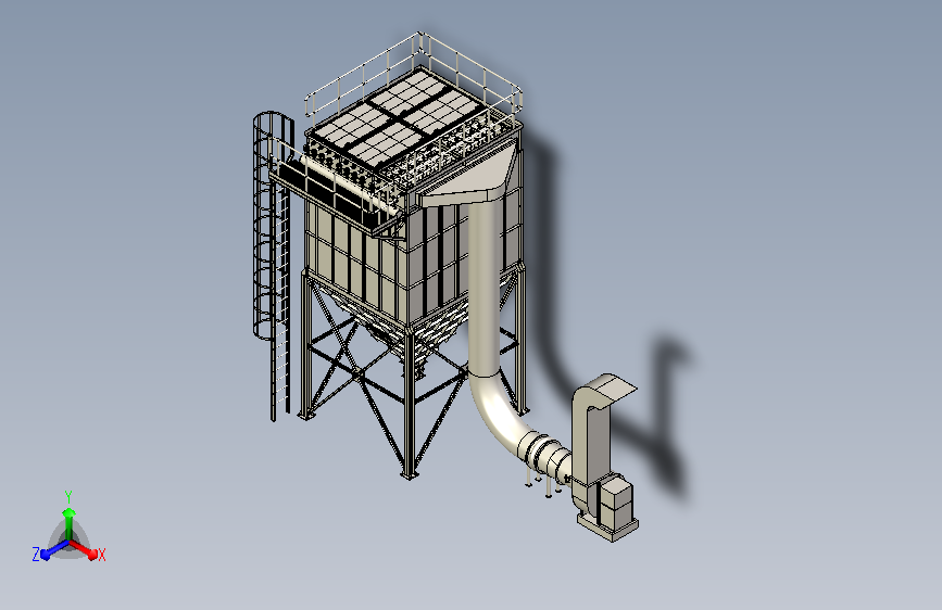 250CMM大型工业集尘器