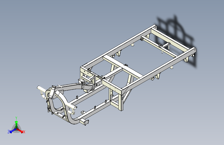 90000-9003-0004-000_大鑫款三轮车车架总成