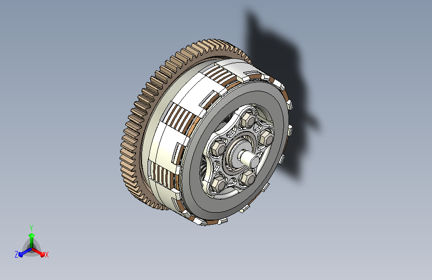 A11-09000-0000A_离合器分总成(五柱六片加宽磨擦片弹簧减震)