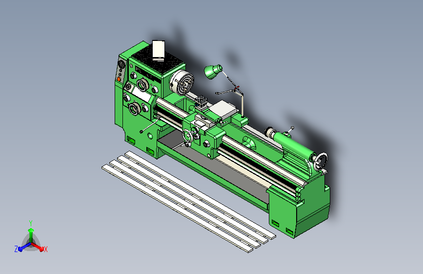 C6140车床详细模型