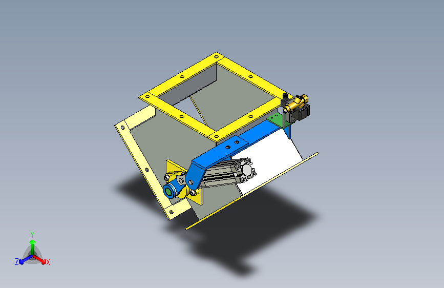 DN250分流阀三维模型