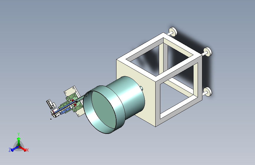 L型铁片小零件振盘送料结构