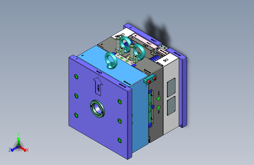 变频器支架注塑模