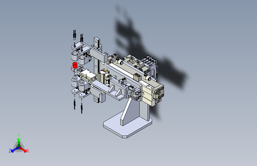 测量夹具3d模型