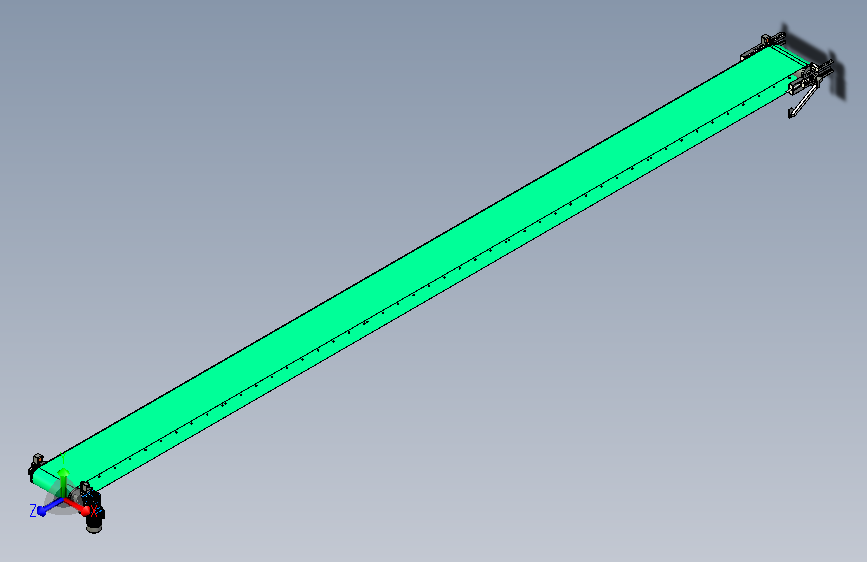 超详细的同步带输送3D模型